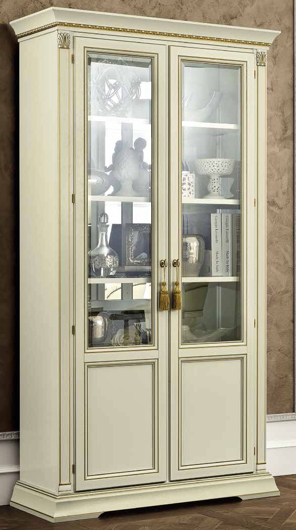 Фото. Двухдверная витрина Treviso avorio купить в Киеве, Житомире - доставка по Украине