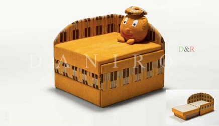 Фото. Детский диван-кровать Филипок купить в Киеве, Житомире - доставка по Украине