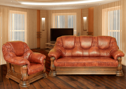 Фото. Комплект мебели диван + кресло Grizzly купить в Киеве, Житомире - доставка по Украине