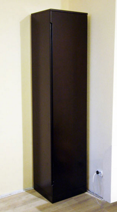 Фото. Шкаф гардеробный 50 GRS-519 шпон венге купить в Киеве, Житомире - доставка по Украине