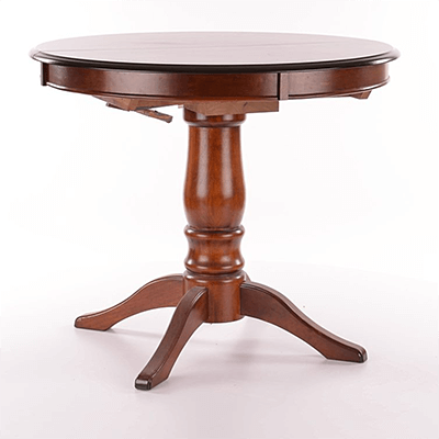 круглый деревянный стол