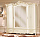 Фото. Шкаф четырехдверный белый Элиза Joss 2 ящика купить в Киеве, Житомире - доставка по Украине
