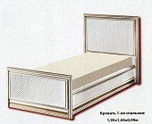 Односпальная кровать для девочки Фиерия