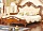 Фото. Деревянная кровать КХМ 012 с мягким изголовьем купить в Киеве, Житомире - доставка по Украине
