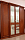 Фото. Шкаф 4-х дв с зеркалом Селена орех МДФ купить в Киеве, Житомире - доставка по Украине