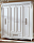 Фото. Белый 4-х дв шкаф с ящиком FL 1605 МДФ купить в Киеве, Житомире - доставка по Украине