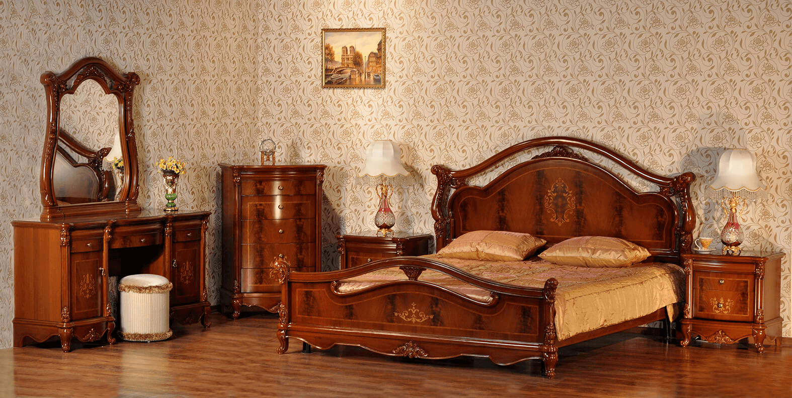 Фото. Спальня 1206 цвет орех (МДФ)  купить в Киеве, Житомире - доставка по Украине