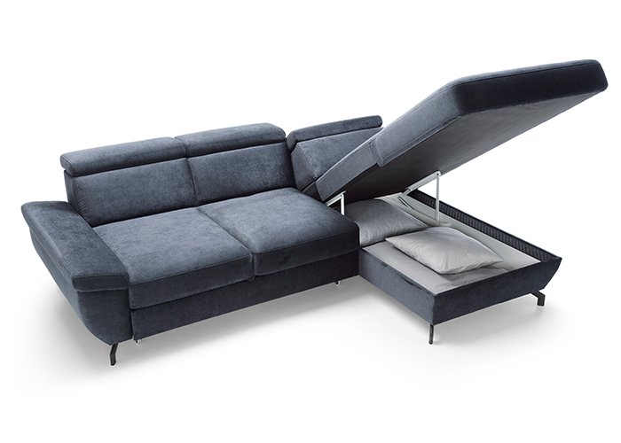 Кутовий диван "Rima 2,5F-REC / BK"