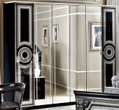 Шкаф 6-дв с зеркалами Aida silver Camelgroup