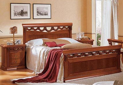 Фото. Деревянная кровать Toscana  купить в Киеве, Житомире - доставка по Украине