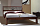 Фото. Деревянная кровать Ретро с ковкой купить в Киеве, Житомире - доставка по Украине