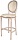 Фото. Полу-барный стул высота 60см (с круглой спинкой)  купить в Киеве, Житомире - доставка по Украине