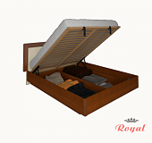 Кровать Белла с подъёмным механизмом вишня Бюзум