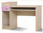 Розовый детский письменный стол Терри (МДФ, ДСП) 