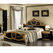 Двухспальная кровать Barocco gold