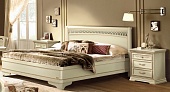 Белая деревянная кровать Torriani Tiziano avorio